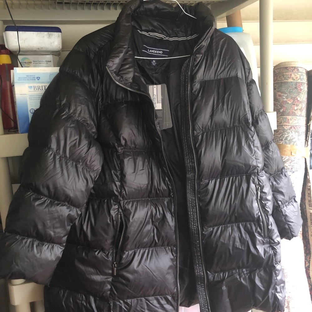 Lands end down 2x jacket brand new